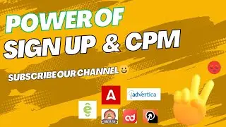 ✨Power of sign up and boost your cpm ✨ Adsterra Earning Tycoon