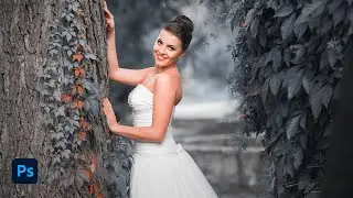 Cinematic Soft Grey Color Grading - Photoshop Color Grading