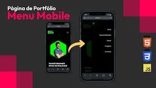 How to create a mobile side menu - Portfolio with HTML and CSS - Bonus