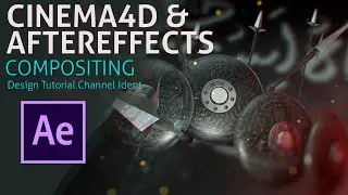 CINEMA4D AND AFTEREFFECTS MOTION GRAPHIC TUTORIAL  Broadcast Design Tutorial Channel Ident