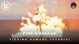How to Build a Fire Damage System in Unreal Engine 5 (Burn, DOT, Death)