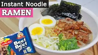 RAMEN INSTANT NOODLE | LUCKY ME INSTANT NOODLE RECIPE | INSTANT NOODLE HACK | HUNGRY MOM COOKING