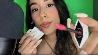 ASMR Lipgloss On Me & You (Kisses, Hands Movement, Mouth Sounds)