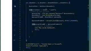 PHP Intro - Building Authentication System - 20 - Login - Verify Password