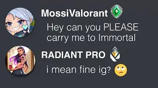A Radiant Carried Me in Valorant Ranked…