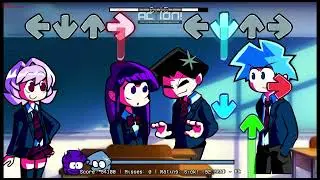 Friday Night Funkin' ( Unlabeled Anime Mod)