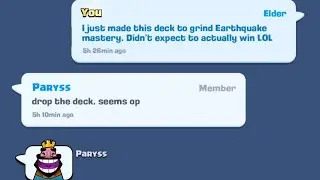 You won't believe what deck I used to win this match in Clash Royale...