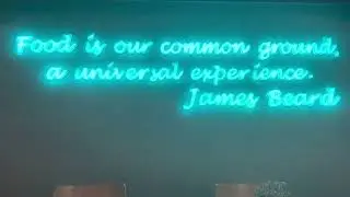 Food is our common ground a universal experience James Beard