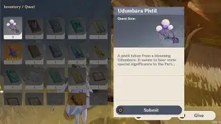 How to Get Udumbara Pistil for Bring the Udumbara to the residual Pari |Genshin impact|
