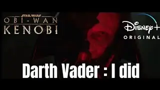 Darth Vader : You didn’t kill Anakin Skywalker , I did 