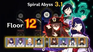 3.1 Spiral Abyss - C0 Raiden & C0 Hu Tao [ FLOOR 12 ]