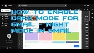 How to turn on dark mood or change Other amazing Themes for Gmail (or all of Chrome,Firefox,Website)
