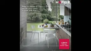 Space Square Range Table Extensions by Hafele