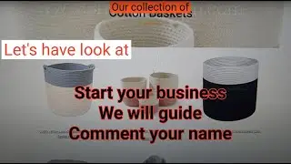 Start your own Business | Home and office Decor Baskets & Planters