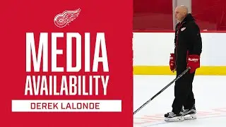 Derek Lalonde Media - 10/9 Red Wings Practice