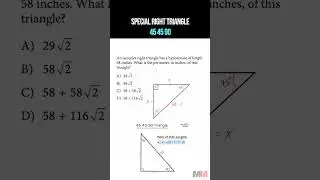 45 45 90 Triangle Practice for the SAT