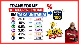 Convert the percentage rate to a unit rate: