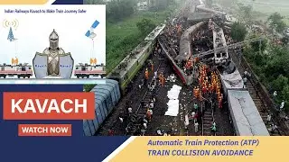 KAVACH WORKING |ATP(AUTOMATIC TRAIN PROTECTION)|TRAIN COLLISION AVOIDANCE|TRAIN ACCIDENT AVOIDANCE