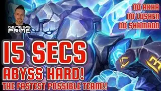 15 SEC GIANTS ABYSS HARD - FASTEST POSSIBLE TEAM - NO AKHA/SHAMANN 