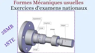 Exercices d'examens nationaux sur les formes mécaniques