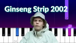 Yung Lean - Ginseng Strip 2002 (Piano Tutorial)