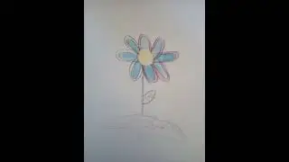 Рисуем и раскрашиваем цветок