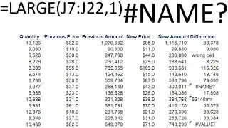 Largest value in Excel range (advanced approach) - ignore blanks, texts or errors