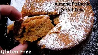 Almond Pistachio Carrot Cake | Gluten-Free Carrot Cake | Carrot Cake (6 inch cake) | Pistachio Cake