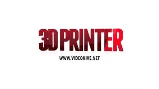 3D Printing Logo Reveal-after effects templates