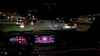 Ride With The Boys In The 2025 GLE63s AMG ( Night POV Drive)