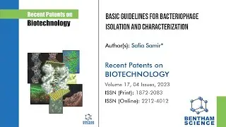 Basic Guidelines for Bacteriophage Isolation and Characterization