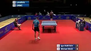 Michael Maze Champions League Table Tennis