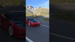 Honda NSX in the Swiss Alps #short #shorts #youtubeshorts #switzerland