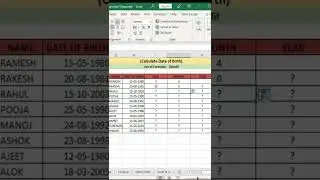 How To Get Month and Year From Date EXCEL