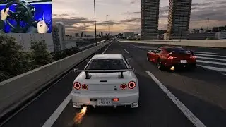 1200HP Nissan Skyline R34 Nismo vs Supra MK5 | Shutoko Revival Project | Assetto Corsa | PXN V99