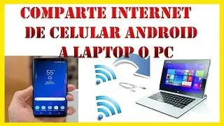📱 Como COMPARTIR INTERNET de mi CELULAR a mi LAPTOP O PC 💻【Metodo recomendado】