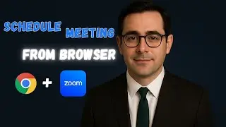 How To Schedule a Zoom Meating From Browser (Step-by-Step Guide 2025)