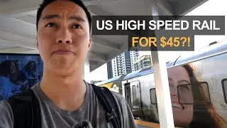 riding Brightline Florida (the US' NEWEST high speed train) on a budget