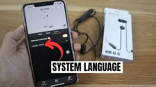 How to Change System Language on Sony Headphones App