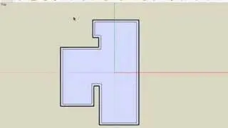 SketchUp: Offsetting an exterior wall