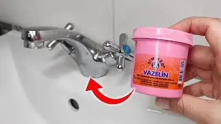 Натрите вазелином смеситель 💥 И получите невероятный результат!