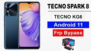 Tecno Spark 8 Frp Bypass without Pc | Tecno KG6 Frp Bypass without Pc