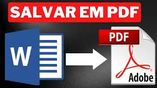 Como Salvar arquivo do Word para PDF