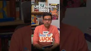 Best of luck for Prelims