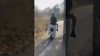 Емеля на стиралке!