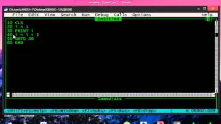 How To Make A Infinite Loop In QBasic 4.5