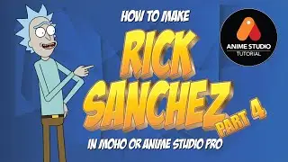 How to make Rick Sanchez in Anime Studio Pro 11 or MOHO Pro 12-13 PART 4