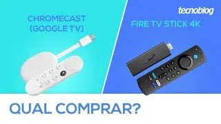 Chromecast (Google TV) vs Amazon Fire TV Stick 4K: qual é o melhor?