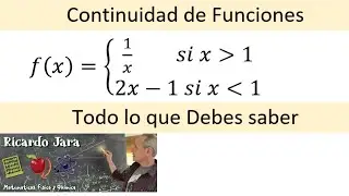 Continuidad de Funciones Lo que debes saber