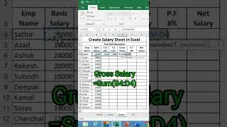 Create Salary Sheet in Excel - Tips & Tricks from 